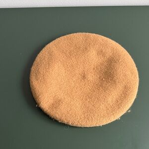 Classic Tan Wool Beret